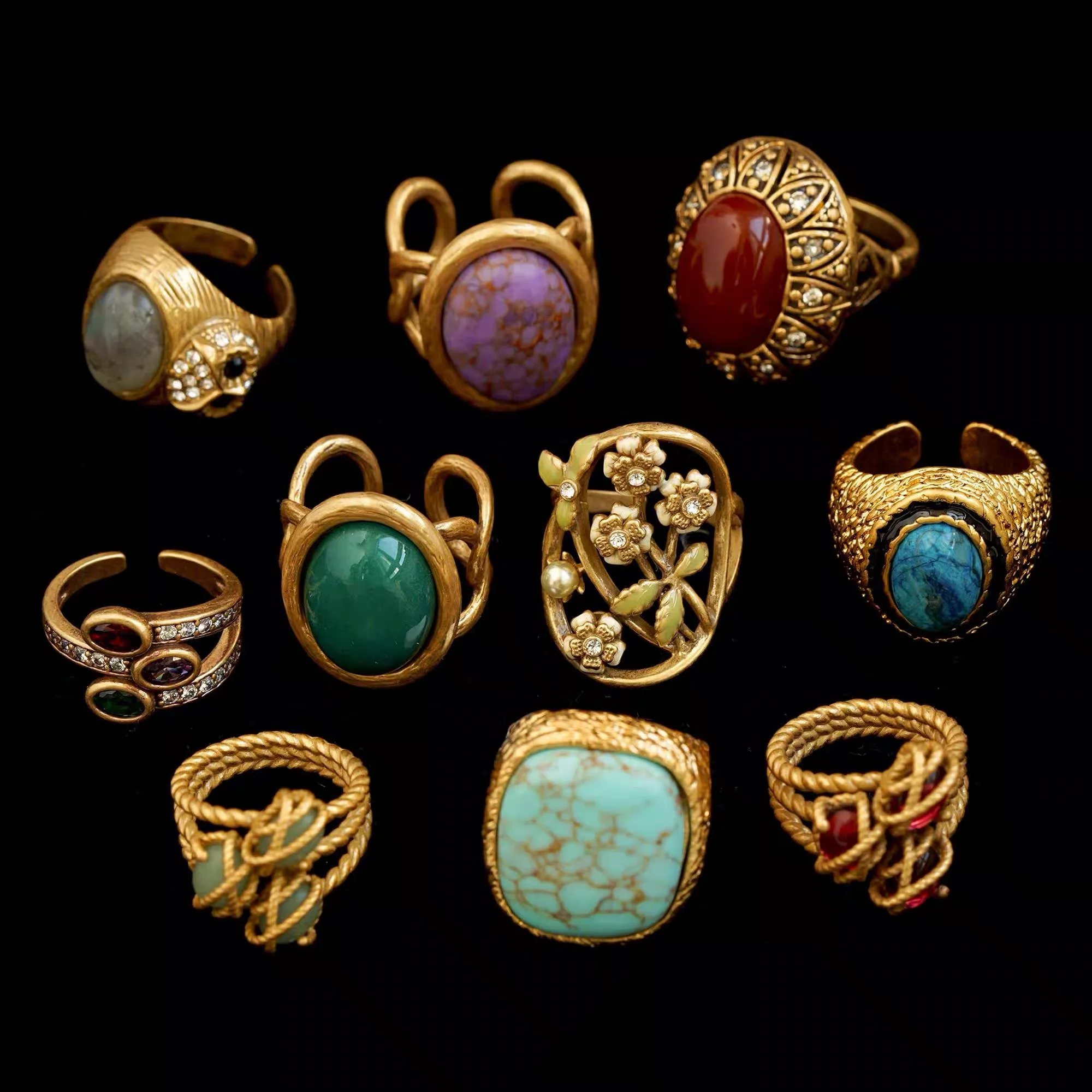 Trendy Fashion brass gold platings Series flower ring for women's ring Girl party gift Jewelry accessory
Trendy Fashion brass gold platings Series flower ring for women's ring Girl party gift Jewelry accessory
