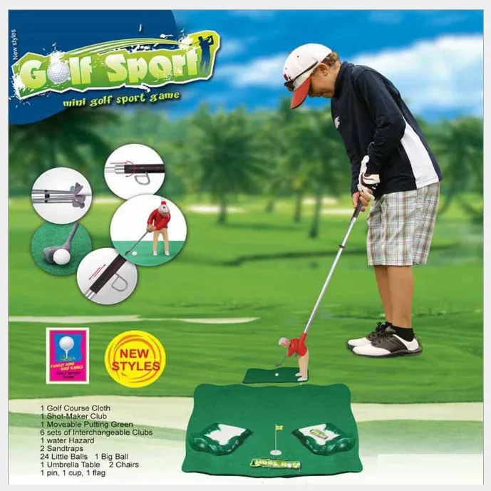 Kids Mini Golf Toy Kit, Indoor Mini Golf Game Set with Multiple Clubs & Balls, Ideal Birthday Gift for Children
Kids Mini Golf Toy Kit, Indoor Mini Golf Game Set with Multiple Clubs & Balls, Ideal Birthday Gift for Children