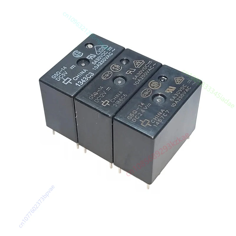 10 шт./лот, новое оригинальное реле G5Q-14 G5Q-14-5V DC5V G5Q-14-12V DC12V G5Q-14-24V DC24V 5A 5-контактное альтернативное G5Q-1 G5Q-1-EU
10 шт./лот, новое оригинальное реле G5Q-14 G5Q-14-5V DC5V G5Q-14-12V DC12V G5Q-14-24V DC24V 5A 5-контактное альтернативное G5Q-1 G5Q-1-EU
