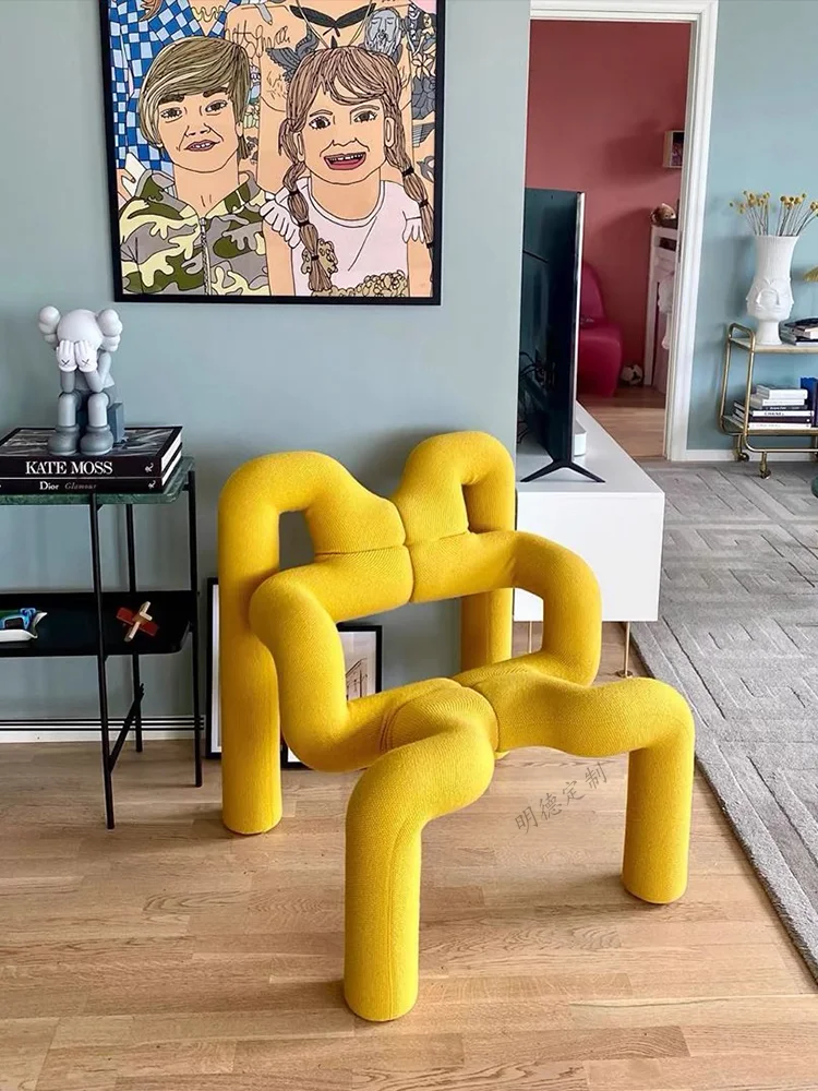 Nordic designer model room coffee shop home art color armless home personalized metal spider chair
Nordic designer model room coffee shop home art color armless home personalized metal spider chair