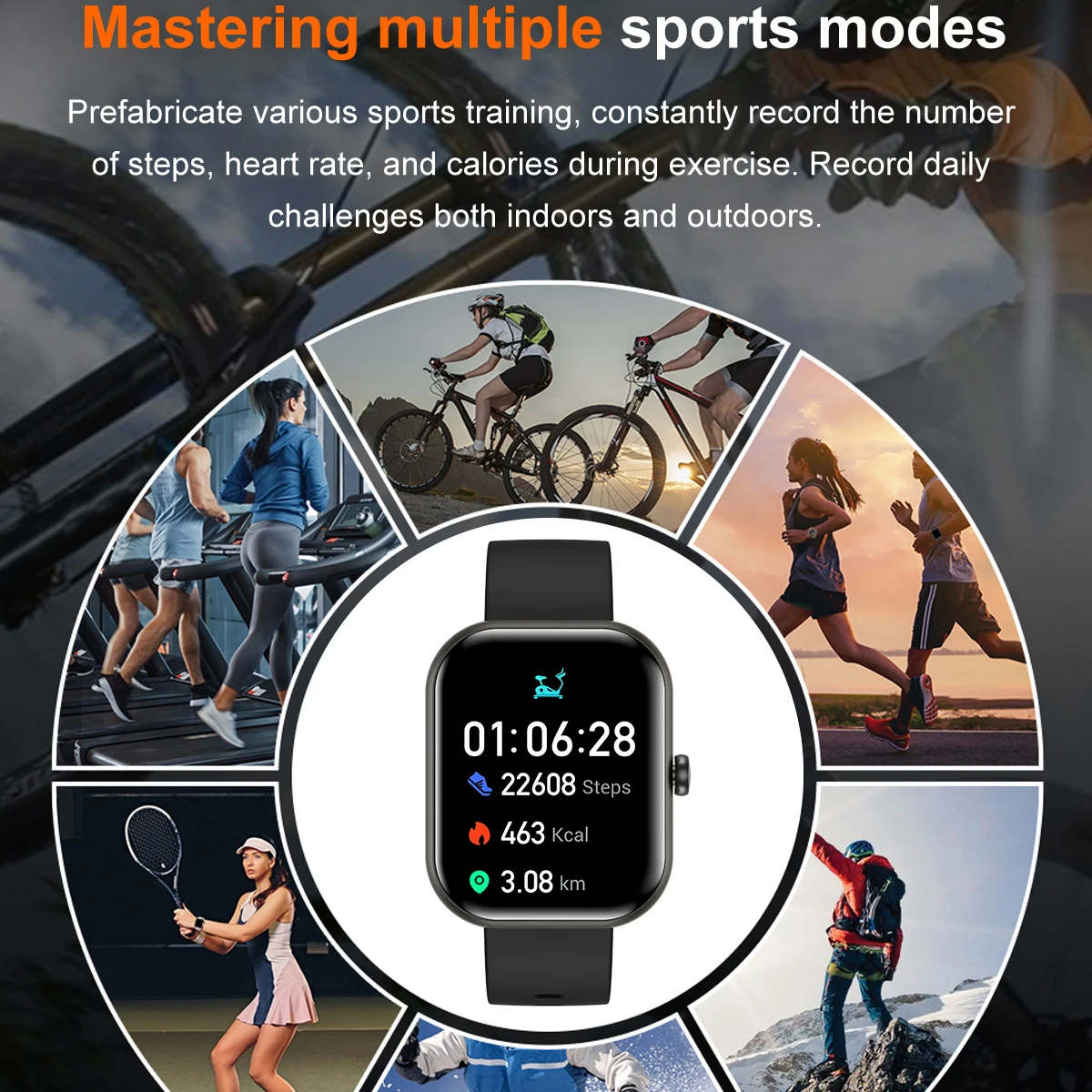 Sports Smart Watch Calling Pressure Health Waterproof Weather Custom Dial Music Bracelet Information Push Lady Smartwatch Men
Sports Smart Watch Calling Pressure Health Waterproof Weather Custom Dial Music Bracelet Information Push Lady Smartwatch Men