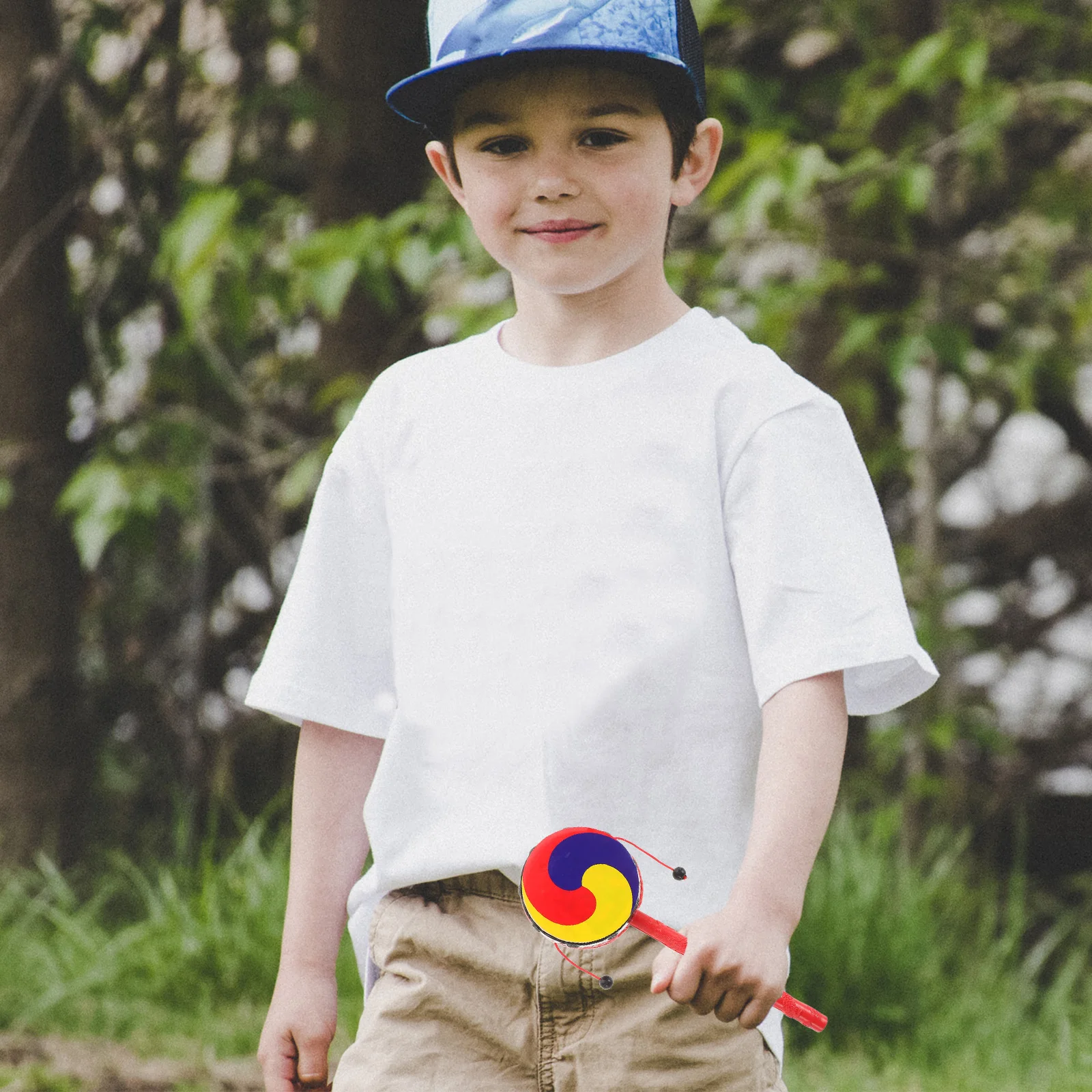 Korean Tai Chi Drum Infant Shaker Tambourine Baby Musical Instrument Wood Kid Hand Round Shape School Activities 
Korean Tai Chi Drum Infant Shaker Tambourine Baby Musical Instrument Wood Kid Hand Round Shape School Activities