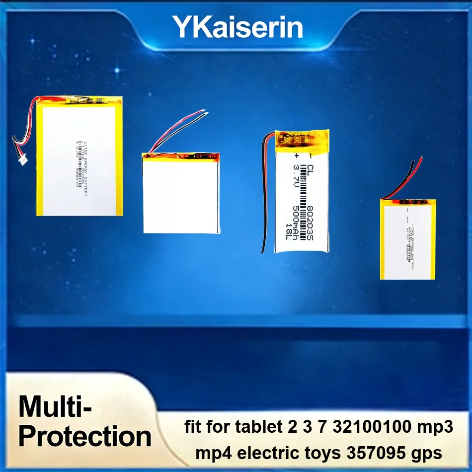 Battery Stable 802035 500-5000mAh Fit For Tablet 2 3 7 32100100 MP3 MP4 Electric Toys 357095 For Gps
Battery Stable 802035 500-5000mAh Fit For Tablet 2 3 7 32100100 MP3 MP4 Electric Toys 357095 For Gps