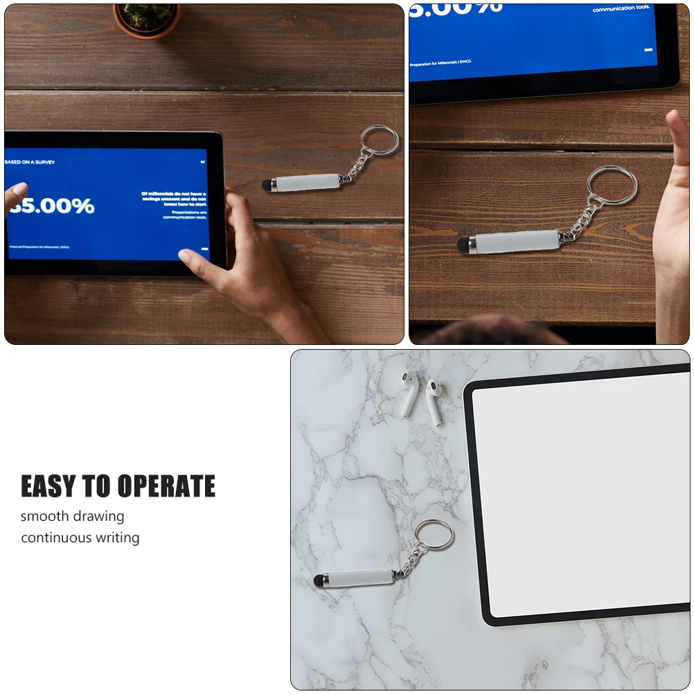 5 Pcs Touch Screen Stylus Keychain Pen for Phone Digital Tablet Plastic Mini Touchscreen Stylists Pens Screens with Keyring
5 Pcs Touch Screen Stylus Keychain Pen for Phone Digital Tablet Plastic Mini Touchscreen Stylists Pens Screens with Keyring