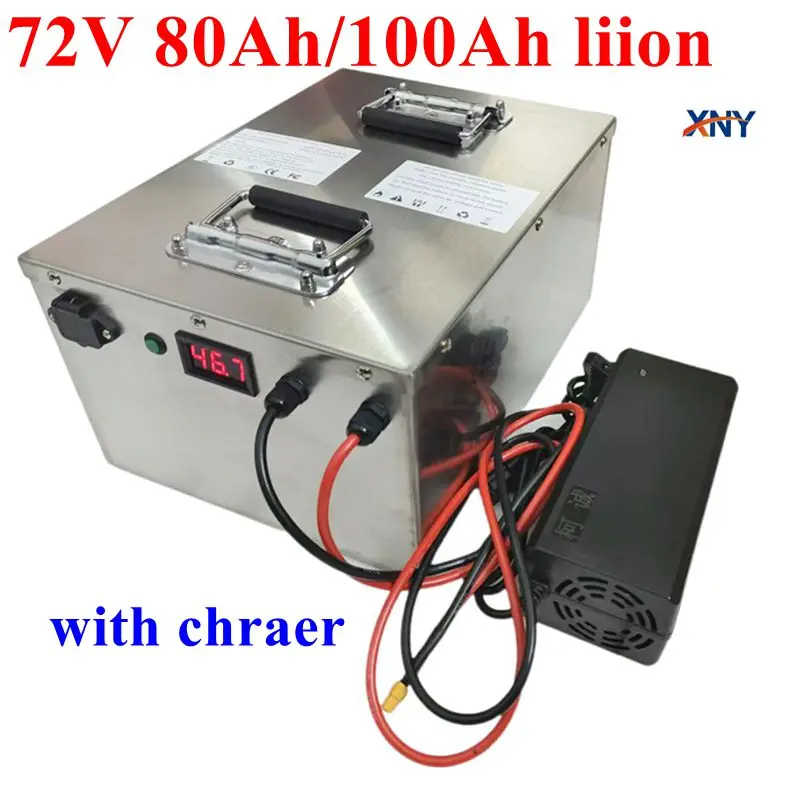 Lithium battery 72v 80Ah li ion 72v 100ah lithium ion for 7000w golf club bicycle bike tricycle motorhome +10A charger
Lithium battery 72v 80Ah li ion 72v 100ah lithium ion for 7000w golf club bicycle bike tricycle motorhome +10A charger