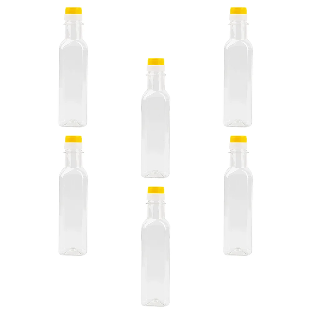 6 Pcs Clear PET Plastic Bottle Set Olive Dispenser Walnut Oil Holder Kitchen Oil Squeeze Bottle Empty Bottles Spice Storage
6 Pcs Clear PET Plastic Bottle Set Olive Dispenser Walnut Oil Holder Kitchen Oil Squeeze Bottle Empty Bottles Spice Storage