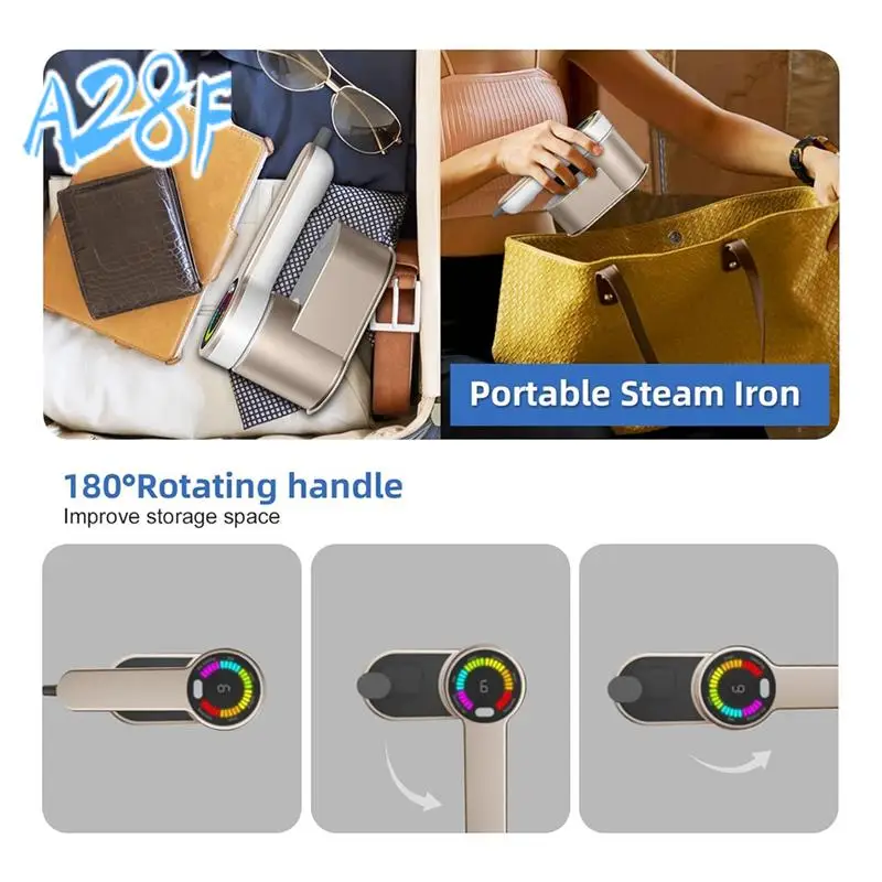 A28F-Steamer For Clothes, 6 Modes Garment Steamer, Portable Compact Clothes Steamer Ironing Machine For Home Travel 
A28F-Steamer For Clothes, 6 Modes Garment Steamer, Portable Compact Clothes Steamer Ironing Machine For Home Travel