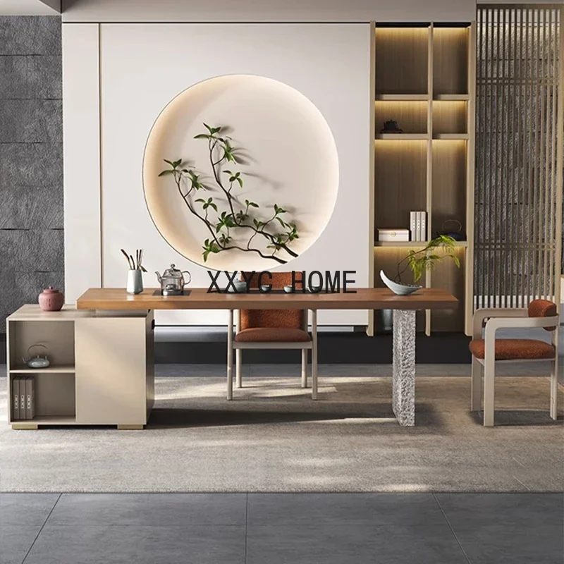 Boss Office Acrylic Reception Tea Table Business Reception Solid Wood Panel Tea Table
Boss Office Acrylic Reception Tea Table Business Reception Solid Wood Panel Tea Table