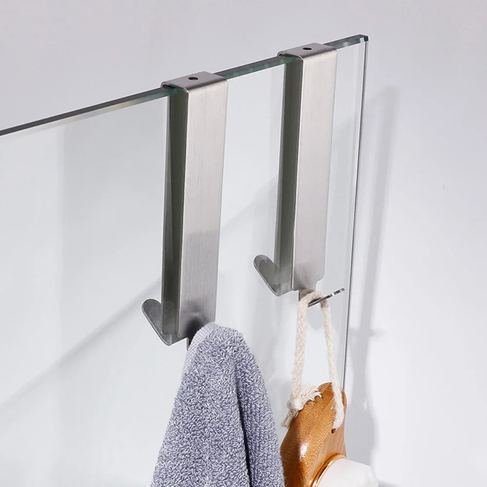 Shower Door Hook, No Drilling Double-Sided Hook, Suitable For Bathroom Frameless Glass Shower Door, Towel Hook On The Door Towel
Shower Door Hook, No Drilling Double-Sided Hook, Suitable For Bathroom Frameless Glass Shower Door, Towel Hook On The Door Towel