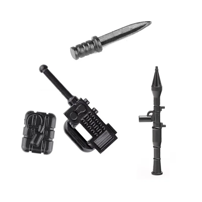5 шт. Современное военное оружие ролевая игра C4 бомба солдат MOC Минифигурки SWAT City Playmobil мини Экшн-фигурки строительные блоки кирпичные игрушки
5 шт. Современное военное оружие ролевая игра C4 бомба солдат MOC Минифигурки SWAT City Playmobil мини Экшн-фигурки строительные блоки кирпичные игрушки