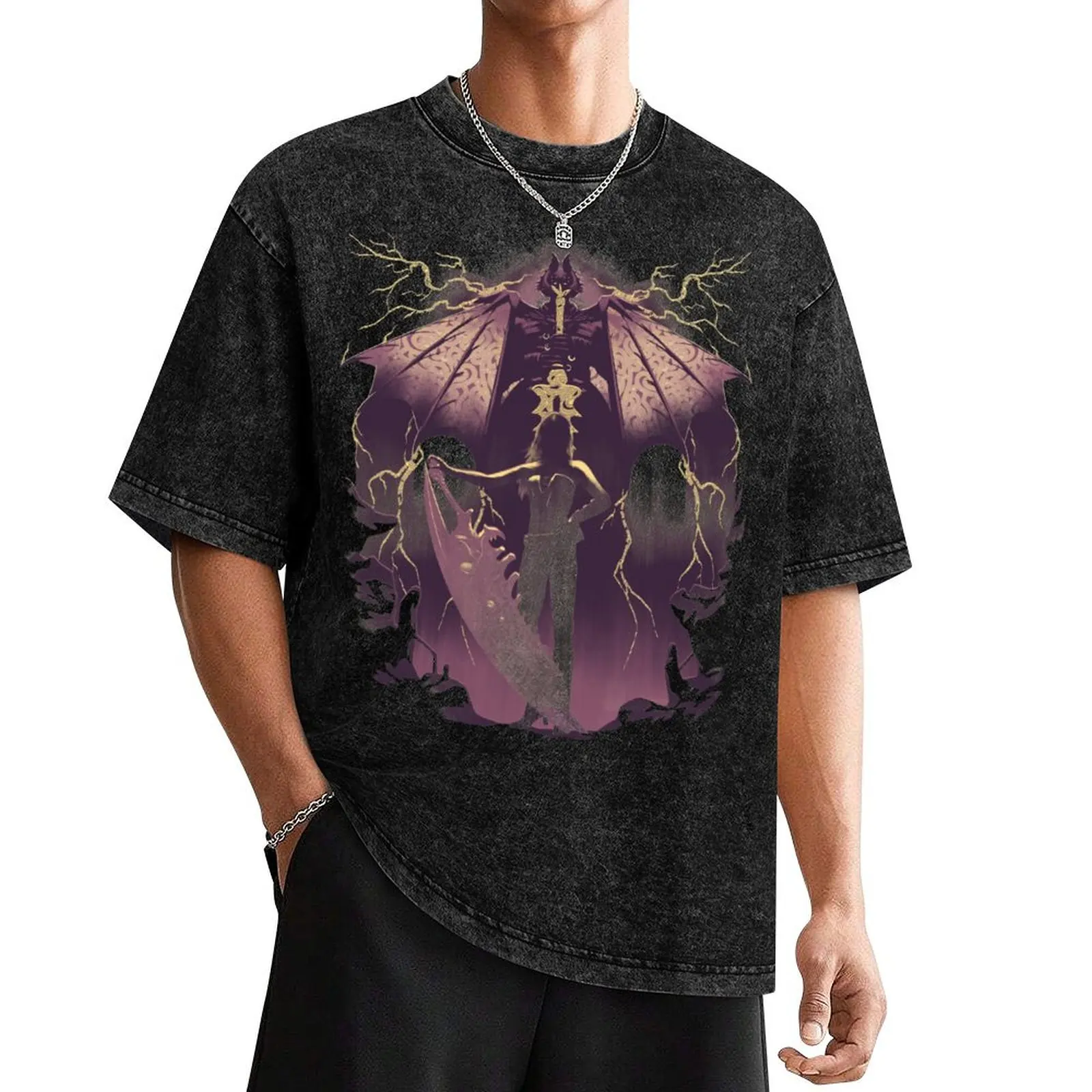 Gold Demon T-Shirt topping oversized Clothing blue archive black t shirts for men
Gold Demon T-Shirt topping oversized Clothing blue archive black t shirts for men