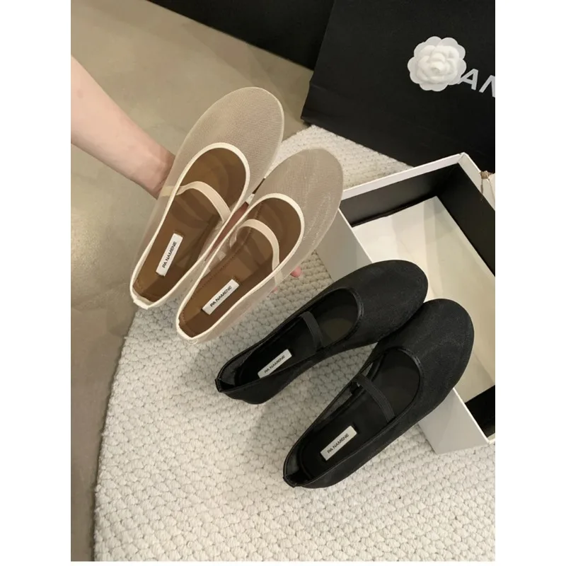 Fashion Shallow Elastic Band Ladies Comfort Soft Sole Mary Jane Shoes Designer Autumn Women Mesh Fabric Ballet Flat Shoes
Fashion Shallow Elastic Band Ladies Comfort Soft Sole Mary Jane Shoes Designer Autumn Women Mesh Fabric Ballet Flat Shoes