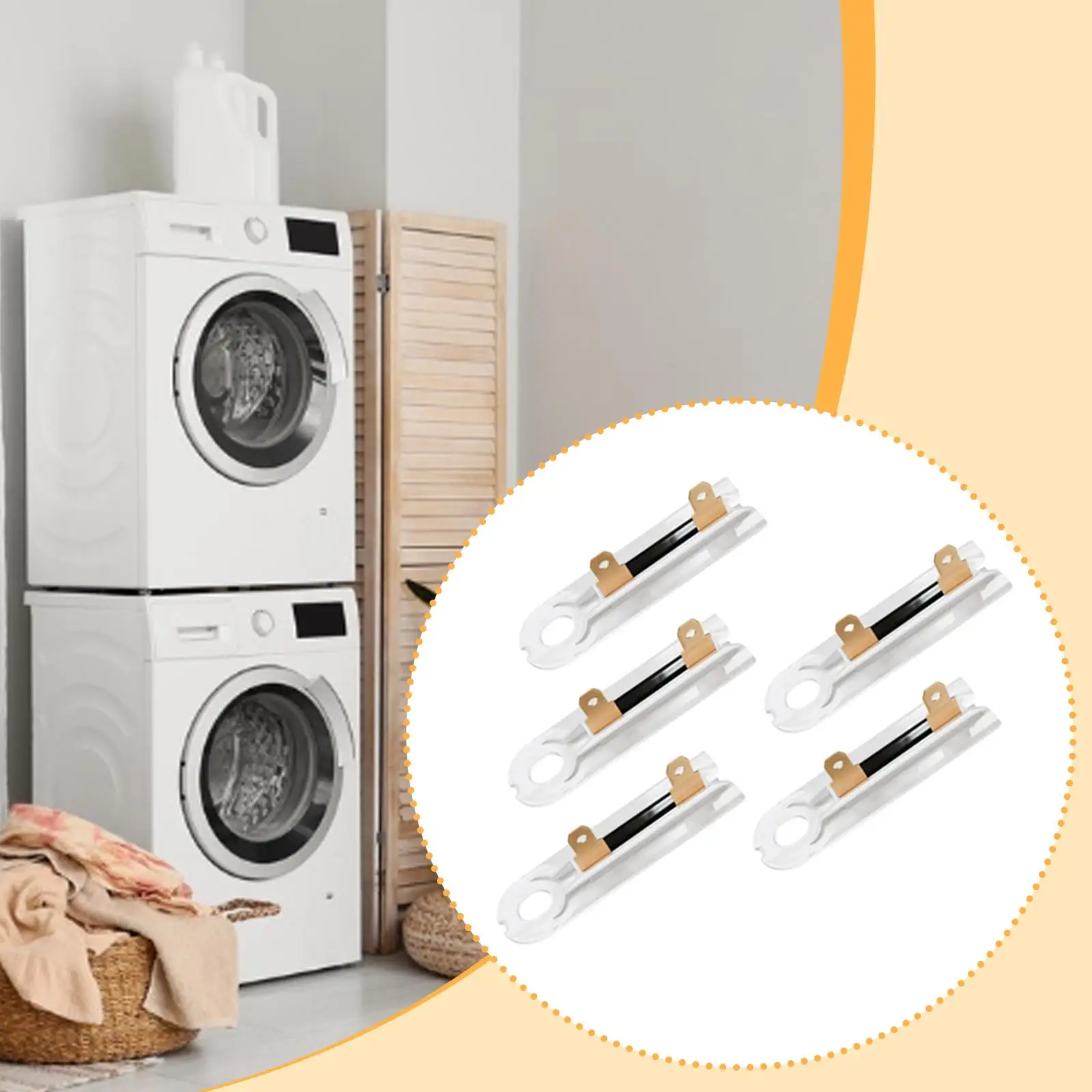 5Pcs 3392519 Dryer Thermal Accessory Easy to Install for 3388651 WP3392519VP 80005 694511 3392519
5Pcs 3392519 Dryer Thermal Accessory Easy to Install for 3388651 WP3392519VP 80005 694511 3392519