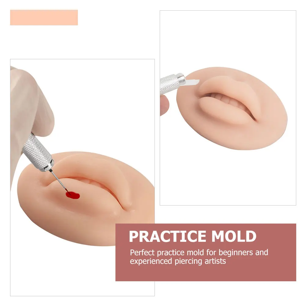 Realistic Silicone Practice For Tattooing Piercing Training Elastic Fake Professional 3D Lip Practice Skin Smooth Insertion 
Realistic Silicone Practice For Tattooing Piercing Training Elastic Fake Professional 3D Lip Practice Skin Smooth Insertion