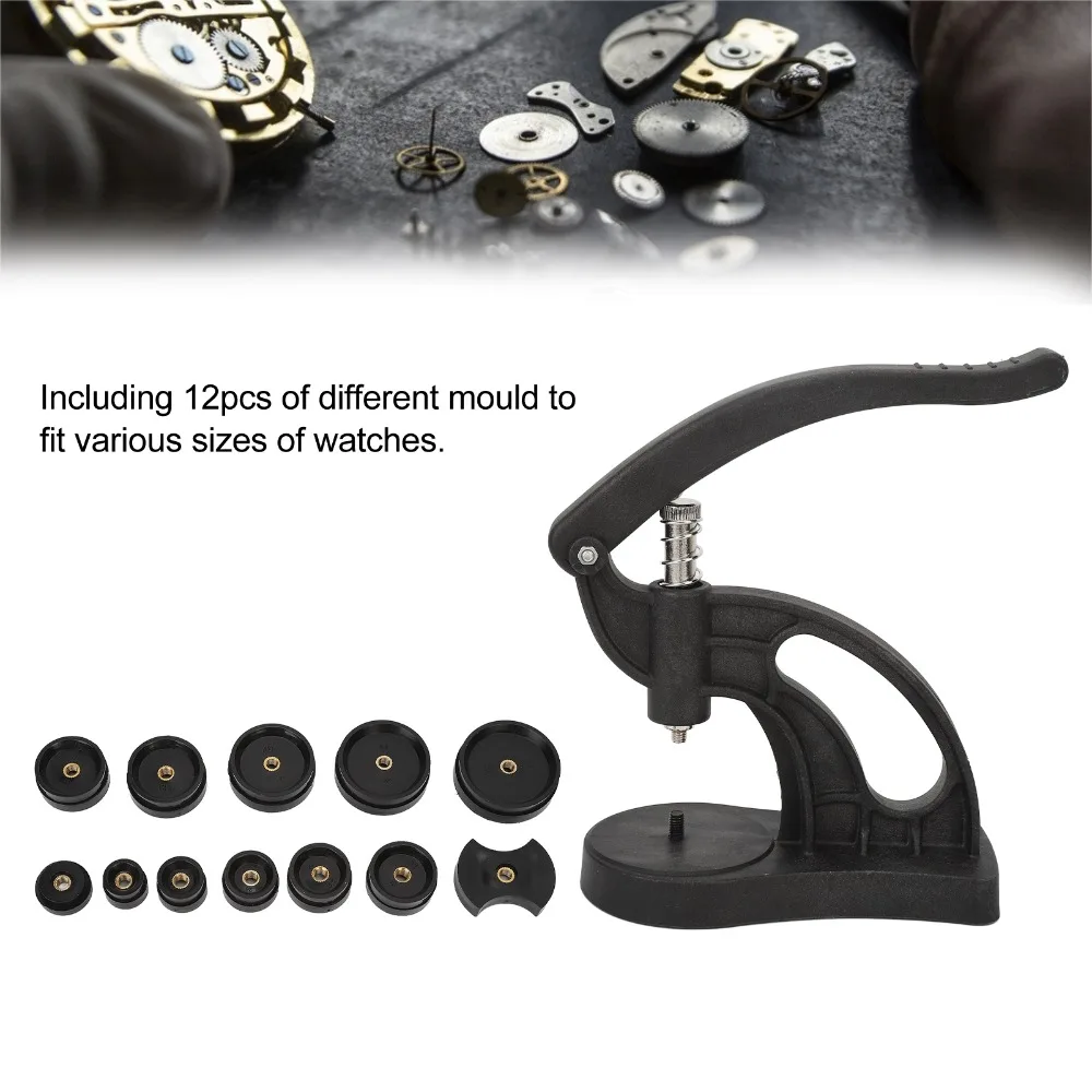 Desktop type Watch Press Tool Plastic material Manual operation Case Compressor Compact structure Labor-saving
Desktop type Watch Press Tool Plastic material Manual operation Case Compressor Compact structure Labor-saving