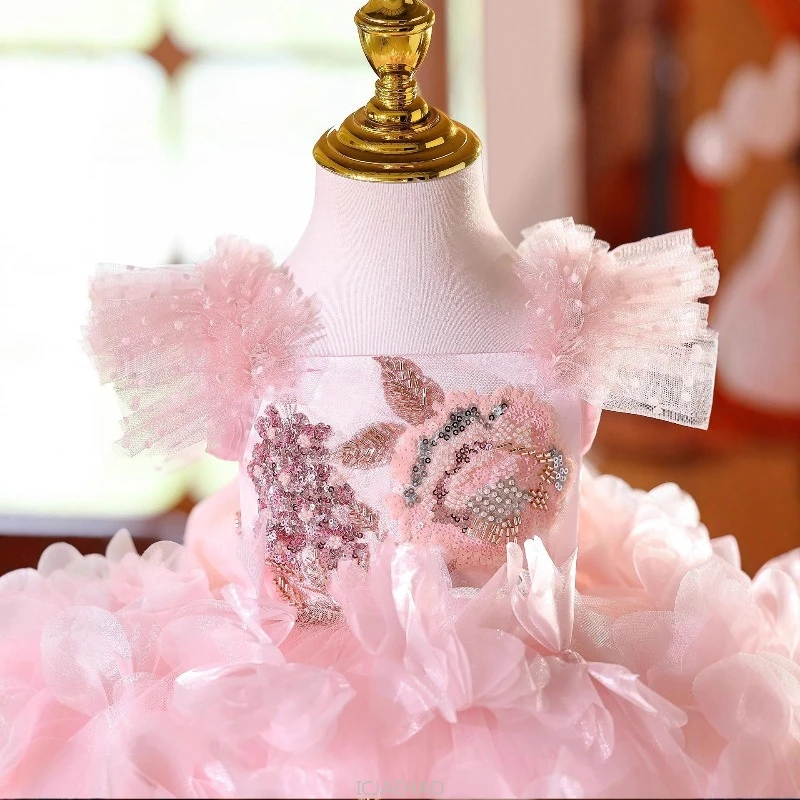 Wed Dress Dresses Costume Children Wedding Flower Girl Kids Host Piano Performance Outfit Clothes Pink Girls Birthday Princess
Wed Dress Dresses Costume Children Wedding Flower Girl Kids Host Piano Performance Outfit Clothes Pink Girls Birthday Princess