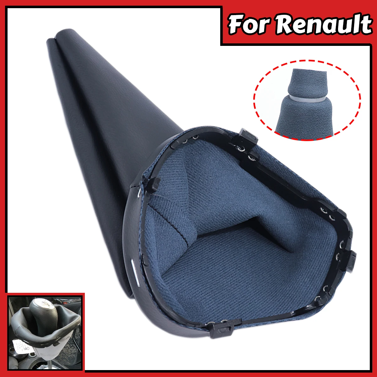 For Renault Symbol Logan Manual Gear Gaiter Frame Shifter Lever Collar Gearbox Cover Gearstick Case Shieldings Car Accessories
For Renault Symbol Logan Manual Gear Gaiter Frame Shifter Lever Collar Gearbox Cover Gearstick Case Shieldings Car Accessories