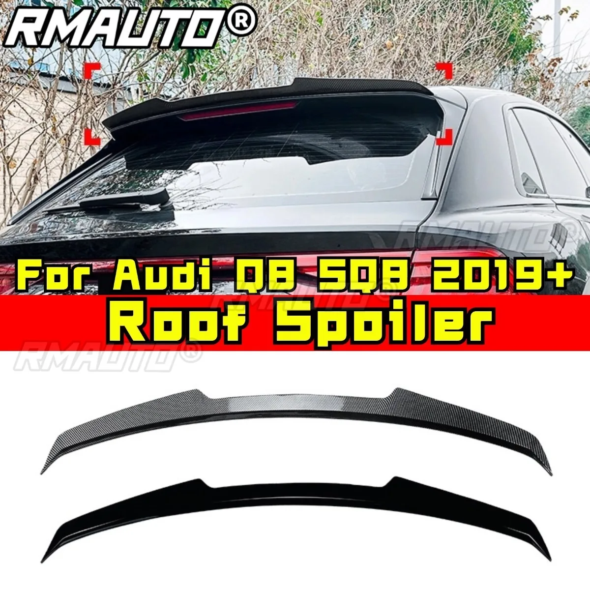 Roof Spoiler For Audi Q8 SQ8 2019+ Modification Part Wing Roof Spoiler Roof Wing Trunk Wing Car Accessories
Roof Spoiler For Audi Q8 SQ8 2019+ Modification Part Wing Roof Spoiler Roof Wing Trunk Wing Car Accessories