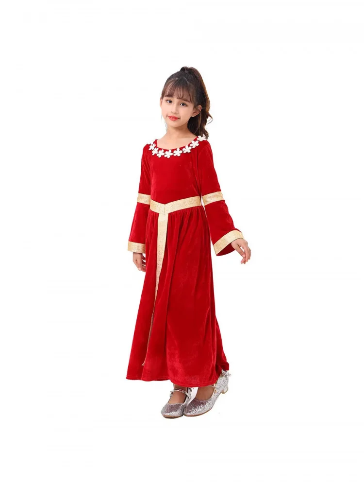 Halloween Medieval Princess Skirt Exotic Stage Performance Costume Children's Ethnic Wear Memune Brand Polyester Material
Halloween Medieval Princess Skirt Exotic Stage Performance Costume Children's Ethnic Wear Memune Brand Polyester Material