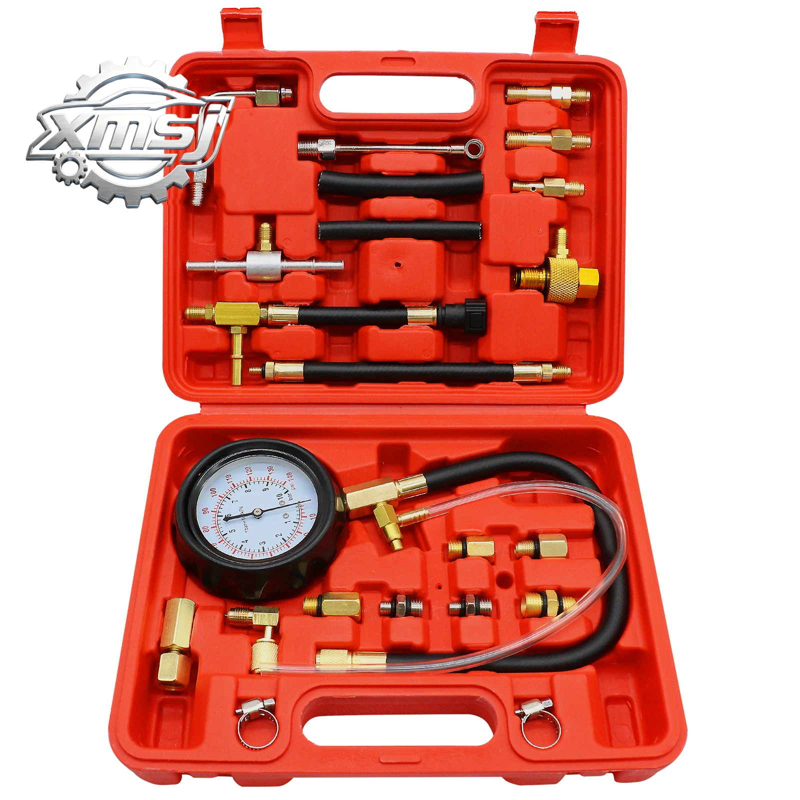 Kit Herramientas Diagnóstico con Manómetro para Bomba Inyección Combustible Mejorado, Juego Herramientas Prueb
Kit Herramientas Diagnóstico con Manómetro para Bomba Inyección Combustible Mejorado, Juego Herramientas Prueb