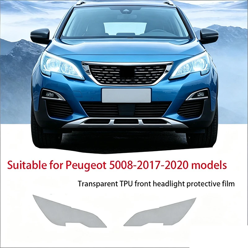 Suitable for Peugeot 5008 2017-2020 car headlight protection invisible film TPU headlight protection film
Suitable for Peugeot 5008 2017-2020 car headlight protection invisible film TPU headlight protection film
