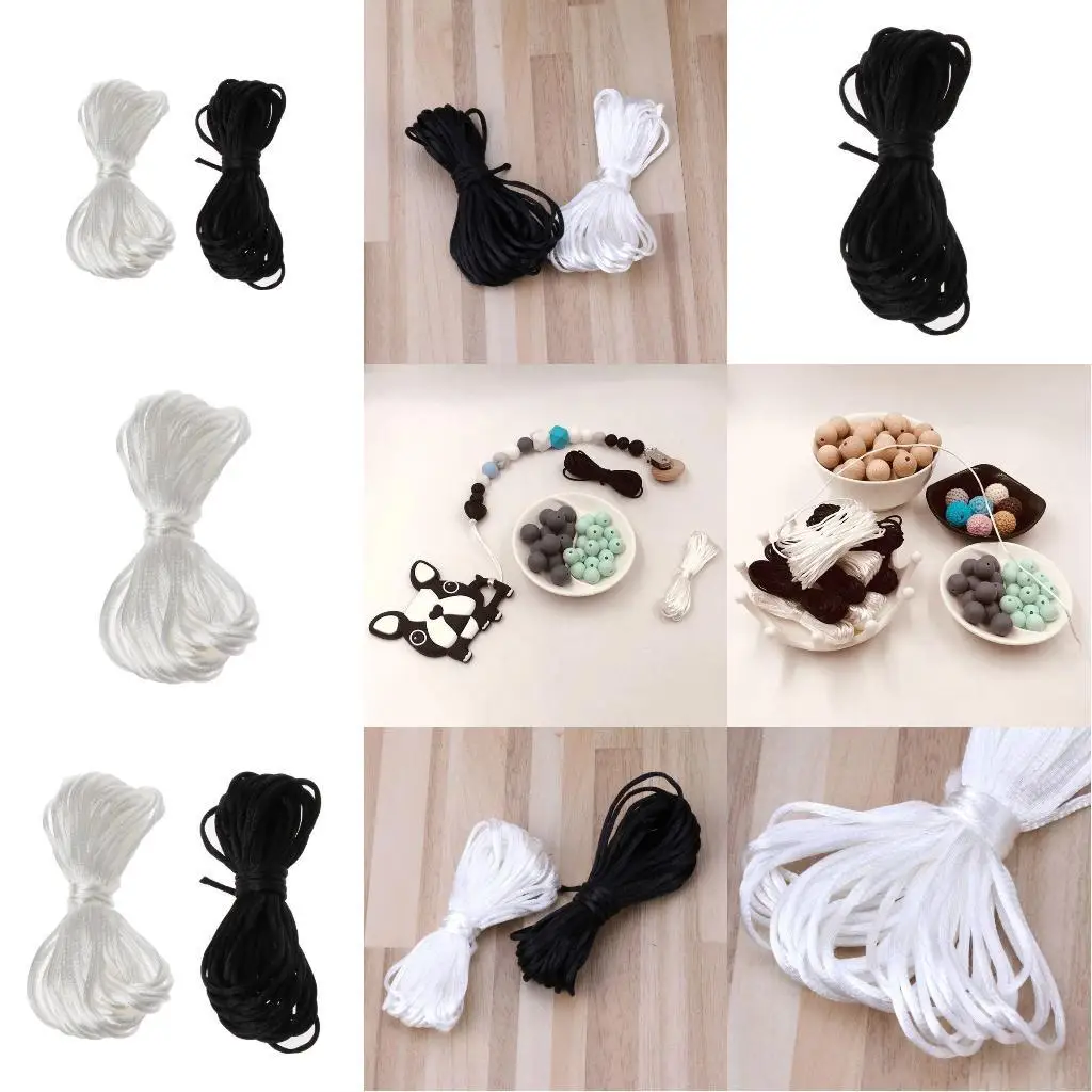 Baby Satin Silk Rope Nylon Cord 1.5mm 5m Baby Teether Accessories Teething Necklace Rattail Cord DIY Tool L8RB
Baby Satin Silk Rope Nylon Cord 1.5mm 5m Baby Teether Accessories Teething Necklace Rattail Cord DIY Tool L8RB