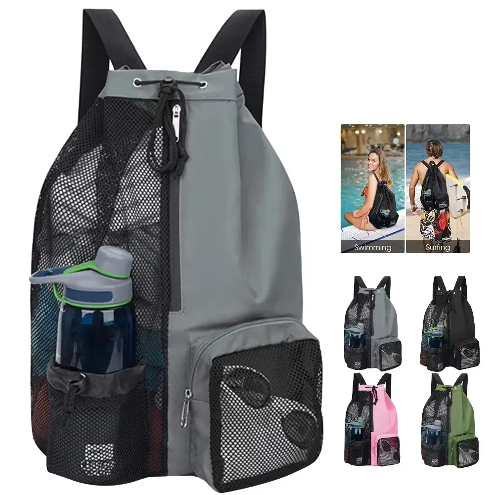 1pc Drawstring Beach Storage Bag Sports Backpacks Basketball Bag Men Women Beach Backpacks Summer Swim Rucksack Mesh Sports Bag
1pc Drawstring Beach Storage Bag Sports Backpacks Basketball Bag Men Women Beach Backpacks Summer Swim Rucksack Mesh Sports Bag