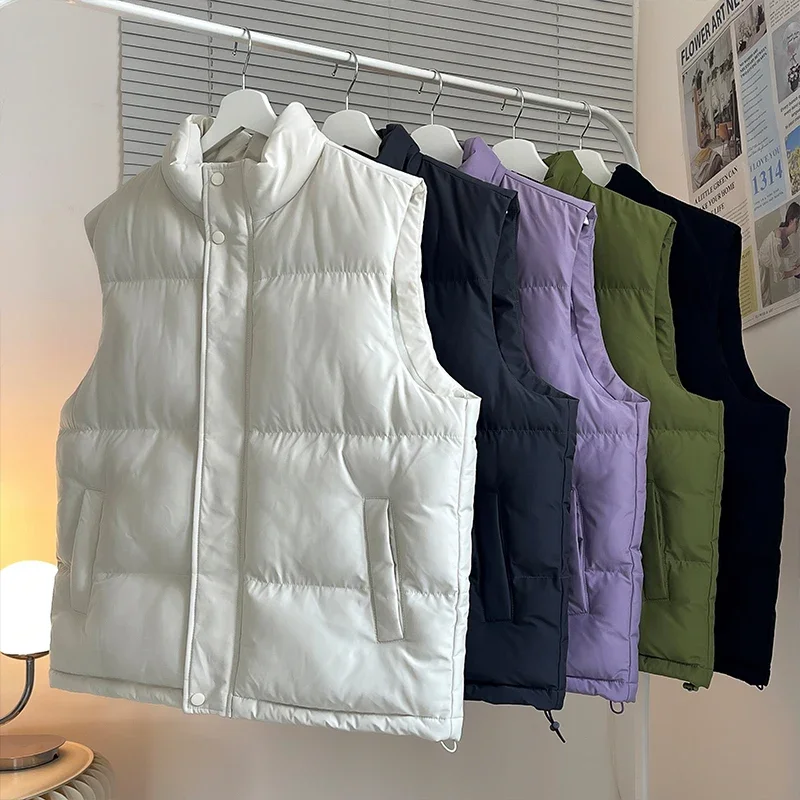 LIBIELIY Autumn Winter Stand Up Collar Vest,Couple's Trendy Warm Vest,Sleeveless Waistcoat
LIBIELIY Autumn Winter Stand Up Collar Vest,Couple's Trendy Warm Vest,Sleeveless Waistcoat