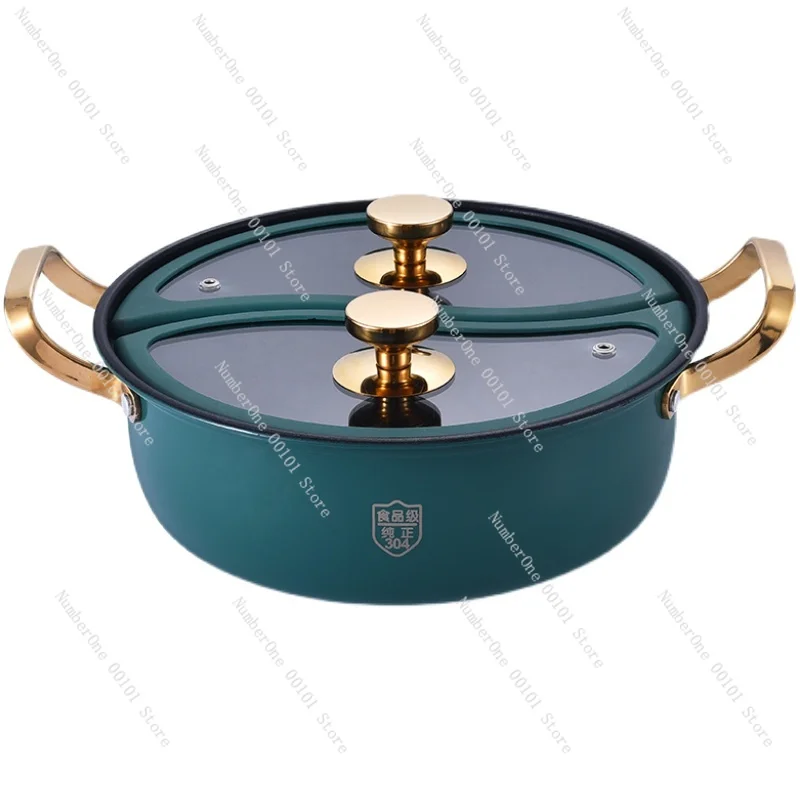Integrated double-lid 304 anti-stick hot pan, sensor stove household large capacity
Integrated double-lid 304 anti-stick hot pan, sensor stove household large capacity