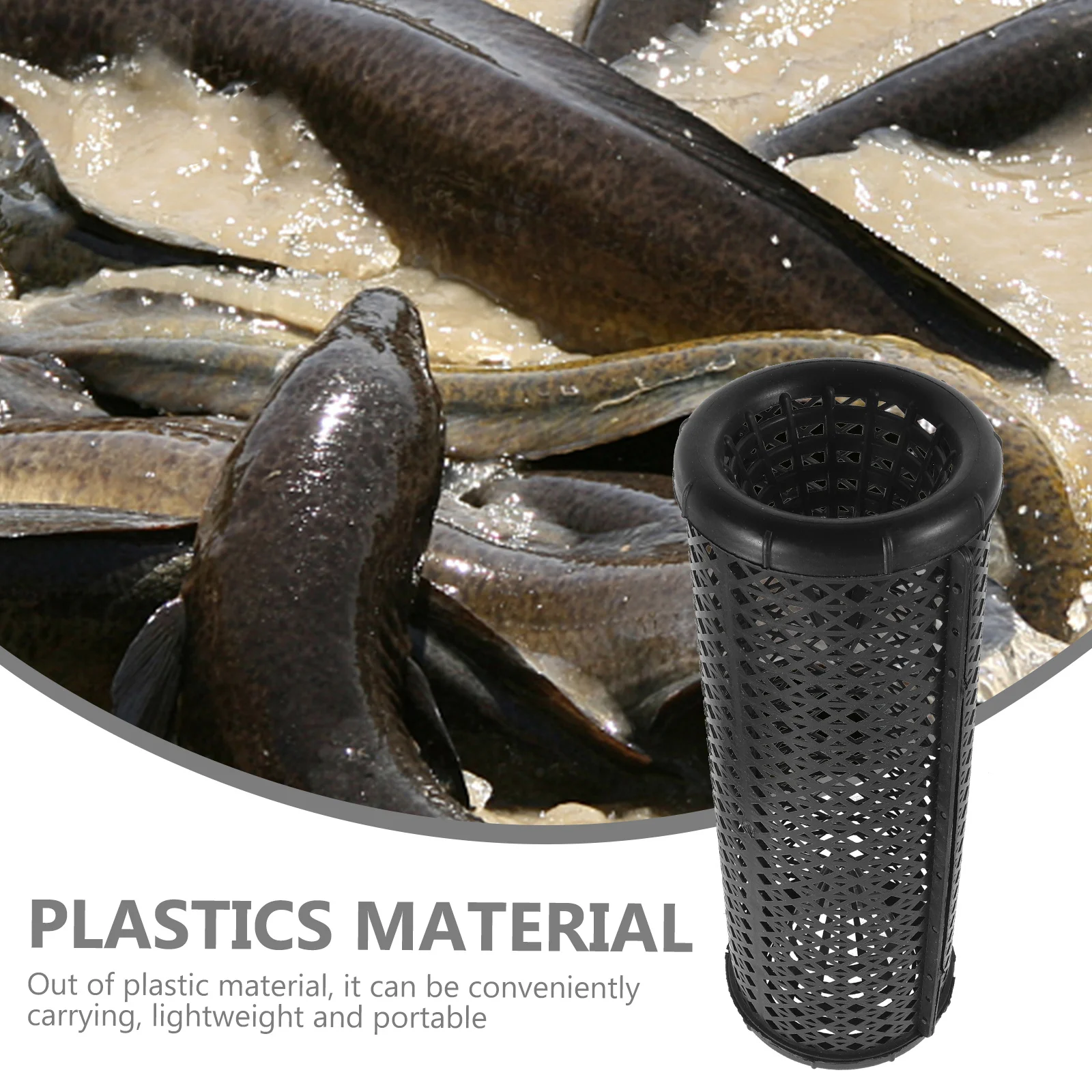 Fishing Trap Cage Reusable Portable Crawfish Trap for Crayfish Shrimp Crab Minnow Bait Fish Lightweight Black Fishing Netting
Fishing Trap Cage Reusable Portable Crawfish Trap for Crayfish Shrimp Crab Minnow Bait Fish Lightweight Black Fishing Netting