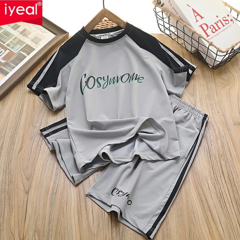 IYEAL Children's Summer Clothing Set 2025 New Summer Children's Clothing Fashion Youth Boys' Loose Sportswear
IYEAL Children's Summer Clothing Set 2025 New Summer Children's Clothing Fashion Youth Boys' Loose Sportswear
