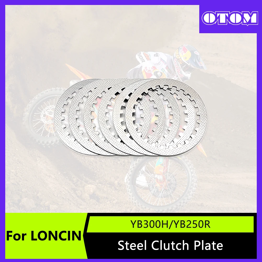 OTOM Motorcycle Clutch Steel Plate Kit 82mm for LONCIN YB300H YB250R Engine Steel Friction Plates
OTOM Motorcycle Clutch Steel Plate Kit 82mm for LONCIN YB300H YB250R Engine Steel Friction Plates