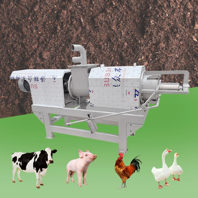 Automatic Pig Cow Chicken Manure Dewatering Cow Dung Machine Paper Pulp Screw Press Type Manure Dewater Machine 500 Kg/hours
Automatic Pig Cow Chicken Manure Dewatering Cow Dung Machine Paper Pulp Screw Press Type Manure Dewater Machine 500 Kg/hours