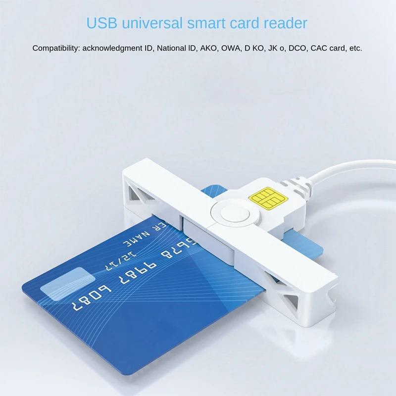 Устройство считывания смарт-карт USB-банкомат Универсальное устройство считывания SIM-карт USB-CCID ISO Разъем для Windows Linux Type-C Прочный
Устройство считывания смарт-карт USB-банкомат Универсальное устройство считывания SIM-карт USB-CCID ISO Разъем для Windows Linux Type-C Прочный