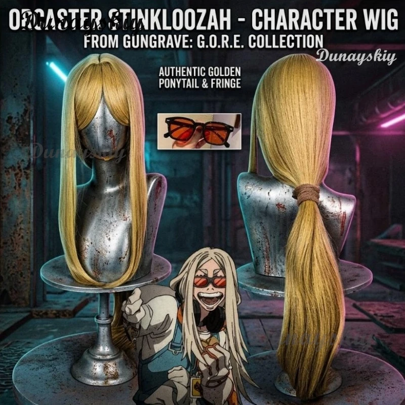 Gachiakuta August Stilza Heat Resistant Blonde Long Wig and Glasses Cosplay Prop for Halloween Party
Gachiakuta August Stilza Heat Resistant Blonde Long Wig and Glasses Cosplay Prop for Halloween Party
