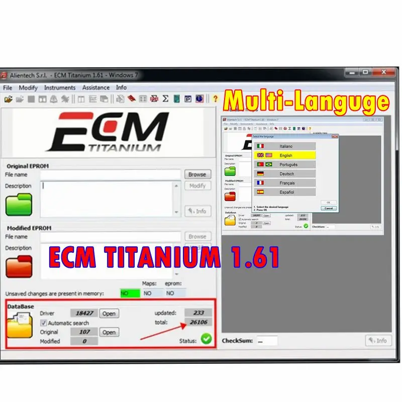 2026 Hot !ECM TITANIUM 1.61 With 26000 + Driver ECM 18259+ Drivers for ecu tool Send link or CD or USB windows 7/10
2026 Hot !ECM TITANIUM 1.61 With 26000 + Driver ECM 18259+ Drivers for ecu tool Send link or CD or USB windows 7/10