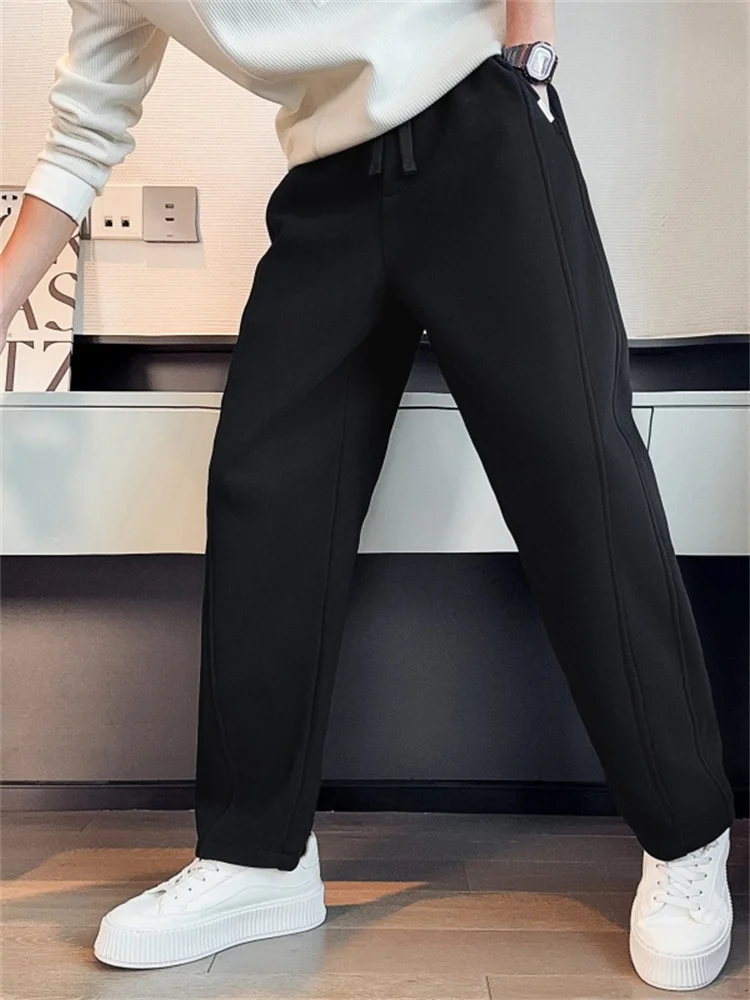 Men's Casual Fce-Lined Straight Leg Pants Warm Loose Autumn Winter Faion Brand Knitwear Ele Sle Organic Cotton
Men's Casual Fce-Lined Straight Leg Pants Warm Loose Autumn Winter Faion Brand Knitwear Ele Sle Organic Cotton