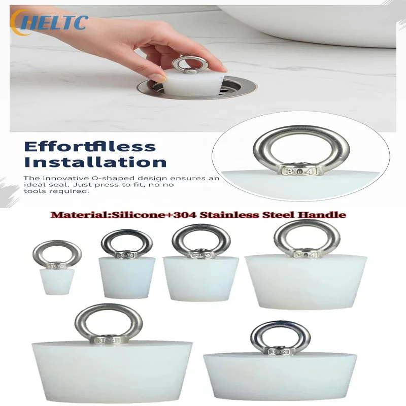 1PCS Floor Drain Plug Sewer Mouth Silicone Seal With Handle Stopper Deodorize Drainage Cover For Sink Bathtub Bathroom Kitchen
1PCS Floor Drain Plug Sewer Mouth Silicone Seal With Handle Stopper Deodorize Drainage Cover For Sink Bathtub Bathroom Kitchen
