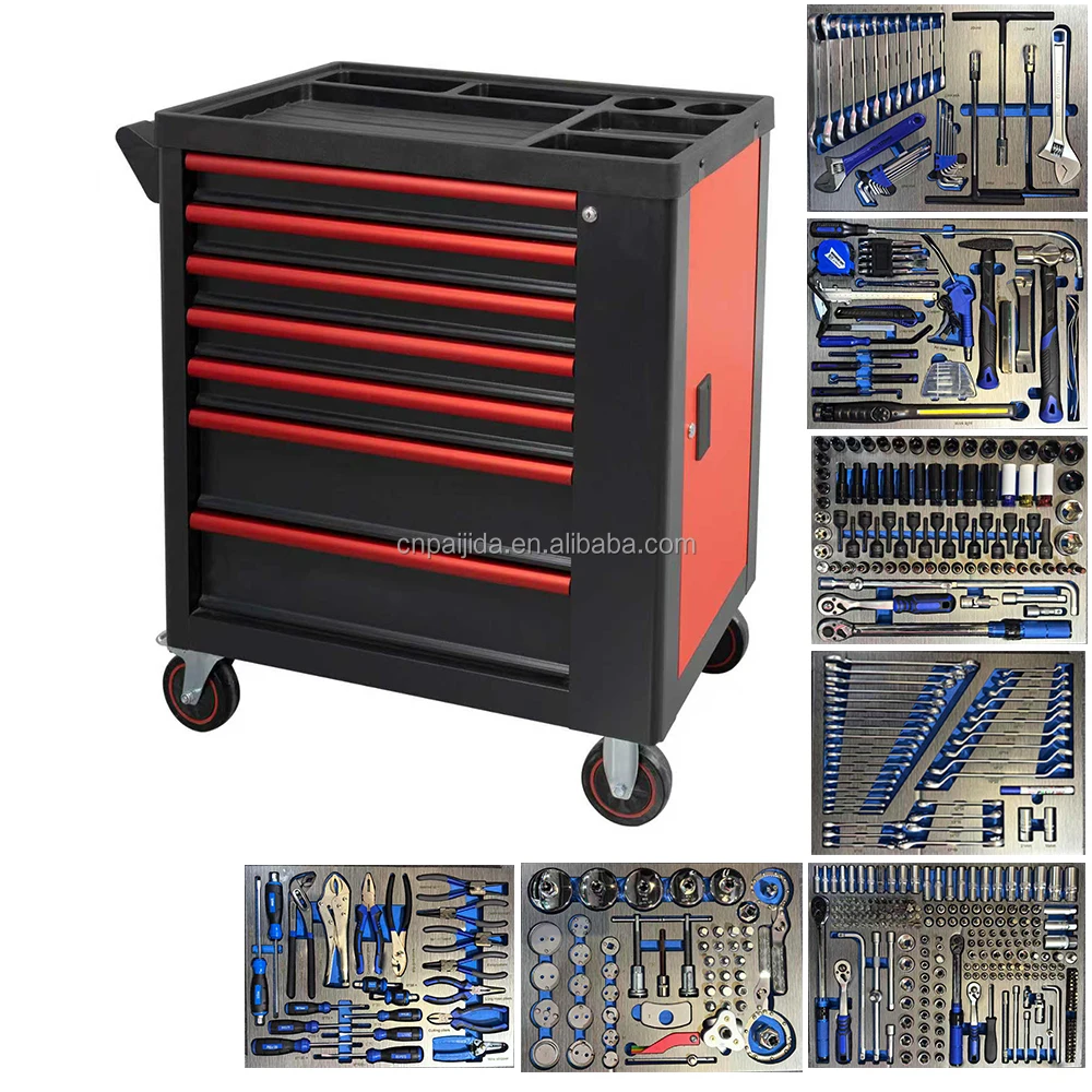 Premium Set Rolling Metal Storage On Wheels Trolley With Drawers 7-Drawers 526 Kits Mobile Chest Trolley
Premium Set Rolling Metal Storage On Wheels Trolley With Drawers 7-Drawers 526 Kits Mobile Chest Trolley