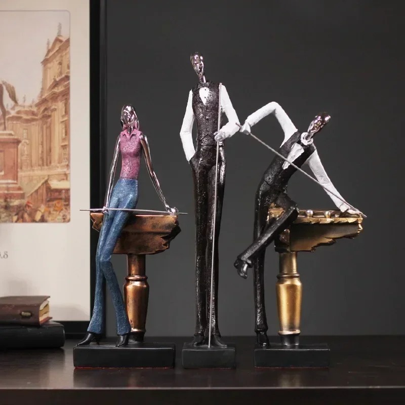 Billiards Statue Nordic Home Decor Creative Sports Figures Resin Crafts Ornaments Home Decorations Living Room
Billiards Statue Nordic Home Decor Creative Sports Figures Resin Crafts Ornaments Home Decorations Living Room