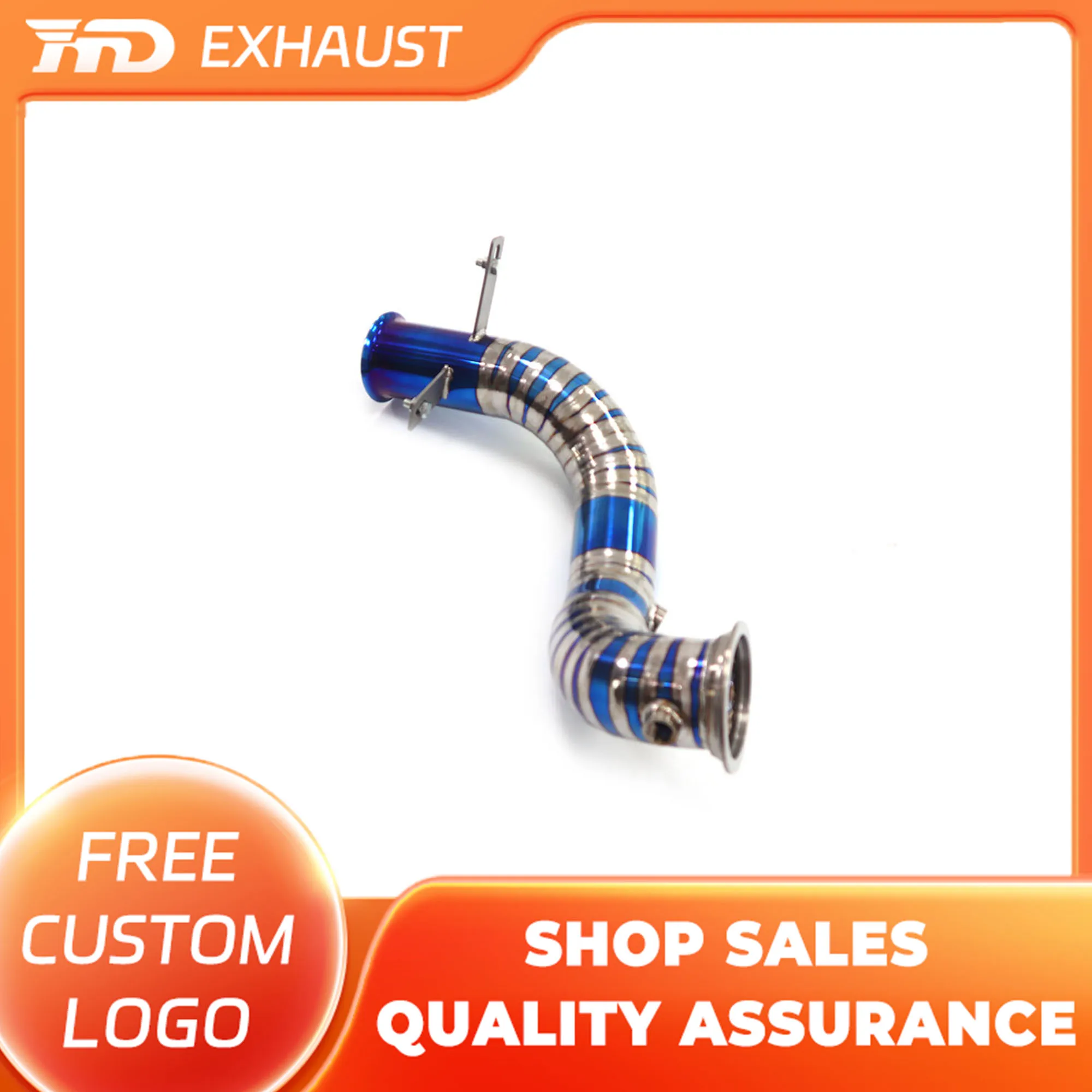 HMD Titanium Alloy Exhaust System High Flow Performance Downpipe For Mercedes-Benz C200 W205 RHD Racing Pipe
HMD Titanium Alloy Exhaust System High Flow Performance Downpipe For Mercedes-Benz C200 W205 RHD Racing Pipe