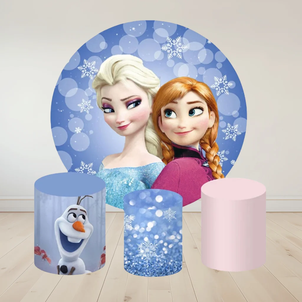 Hasbro «Холодное сердце», Эльза, Анна, крышка цилиндра, круглый фотофон для мероприятия, дня рождения, плинтуса, десертный стол, фон для фотосъемки
Hasbro «Холодное сердце», Эльза, Анна, крышка цилиндра, круглый фотофон для мероприятия, дня рождения, плинтуса, десертный стол, фон для фотосъемки