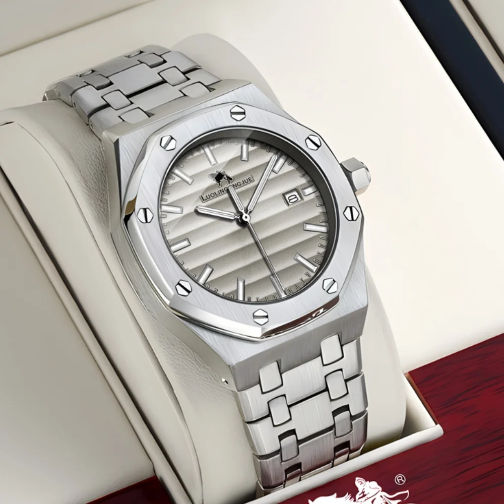 Overseas Hot-Selling Men's Automatic Mechanical Watch, Classic Octagonal Business and Casual Dual-Use Steel Band Men's Watch, Skeleton Design, Waterproof, Luminous, Precise Timekeeping, Light Luxury Men's Wristwatch, Versatile and Easy to Match with Outfi
Overseas Hot-Selling Men's Automatic Mechanical Watch, Classic Octagonal Business and Casual Dual-Use Steel Band Men's Watch, Skeleton Design, Waterproof, Luminous, Precise Timekeeping, Light Luxury Men's Wristwatch, Versatile and Easy to Match with Outfi