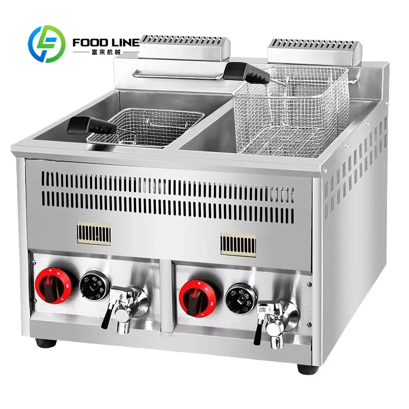 Customized size Commercial Desktop Gas Fryer Industrial Gas Commercial Fryer
Customized size Commercial Desktop Gas Fryer Industrial Gas Commercial Fryer