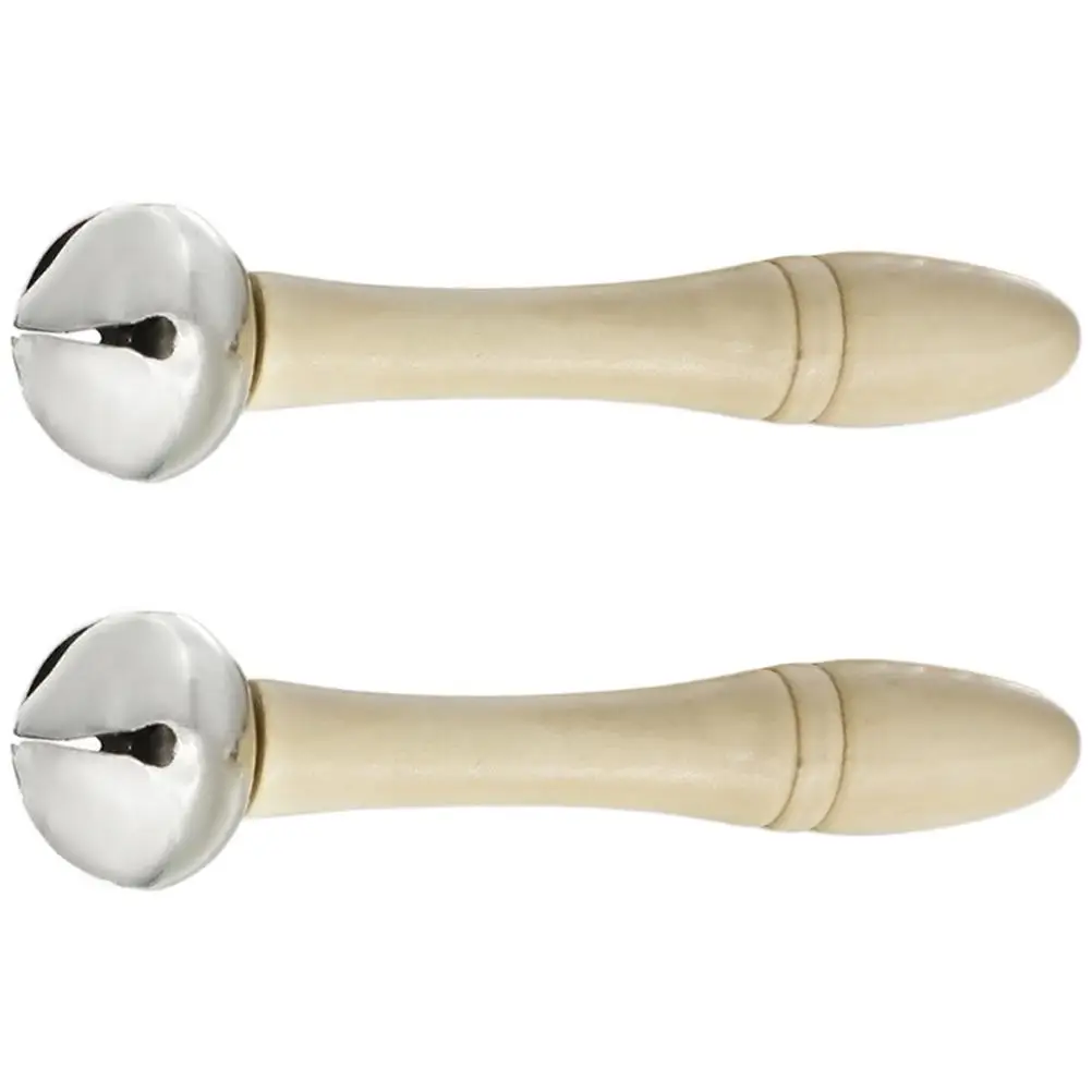 2 Pcs Hand Percussion Instrument Wooden Handle Cowbells Dinner Chimes Musical For Events Classrooms Farmhouse
2 Pcs Hand Percussion Instrument Wooden Handle Cowbells Dinner Chimes Musical For Events Classrooms Farmhouse