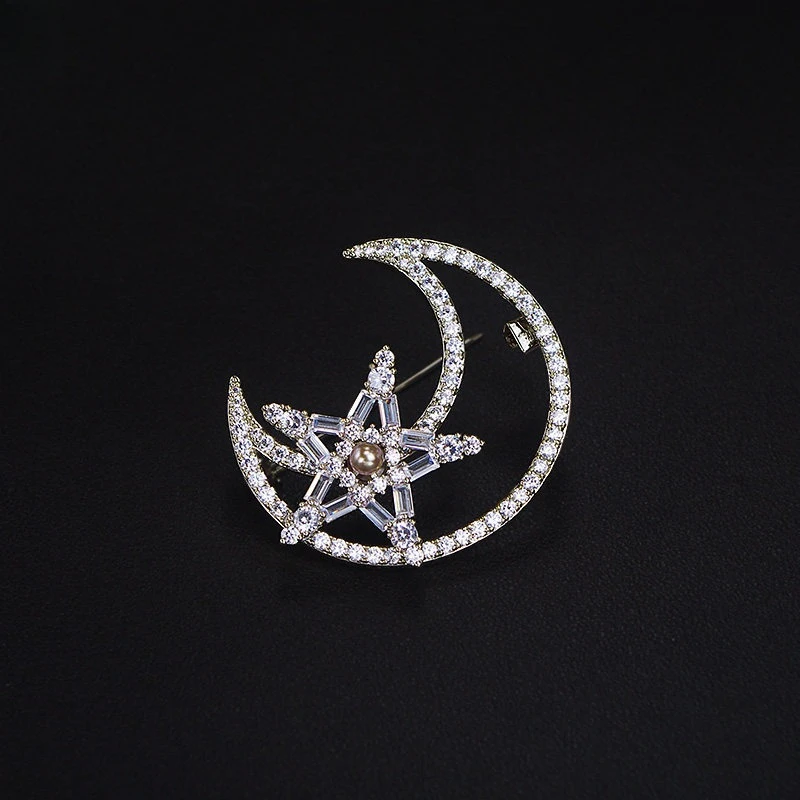 Retro Moon Brooch Star Rotatable European and American Luxury Temperament Brooch Pin Badge Coat Suit Accessories Women
Retro Moon Brooch Star Rotatable European and American Luxury Temperament Brooch Pin Badge Coat Suit Accessories Women