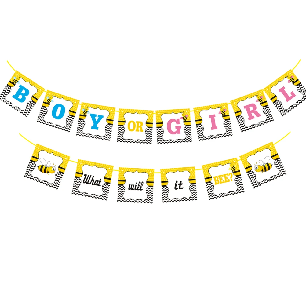 Gender Reveal Banner Kit 12x12cm Yellow Decorative Buntings Set Baby Shower Party Supplies First Birthday Wall Fireplace
Gender Reveal Banner Kit 12x12cm Yellow Decorative Buntings Set Baby Shower Party Supplies First Birthday Wall Fireplace