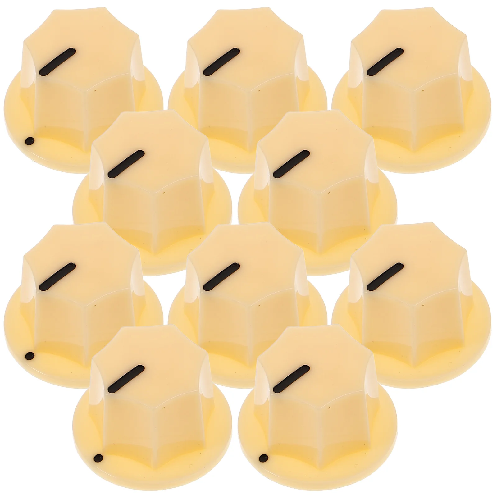10 Pcs Electric Guitar Volume Knob Musical Instrument Knobs for Control Repair Plastic Parts
10 Pcs Electric Guitar Volume Knob Musical Instrument Knobs for Control Repair Plastic Parts