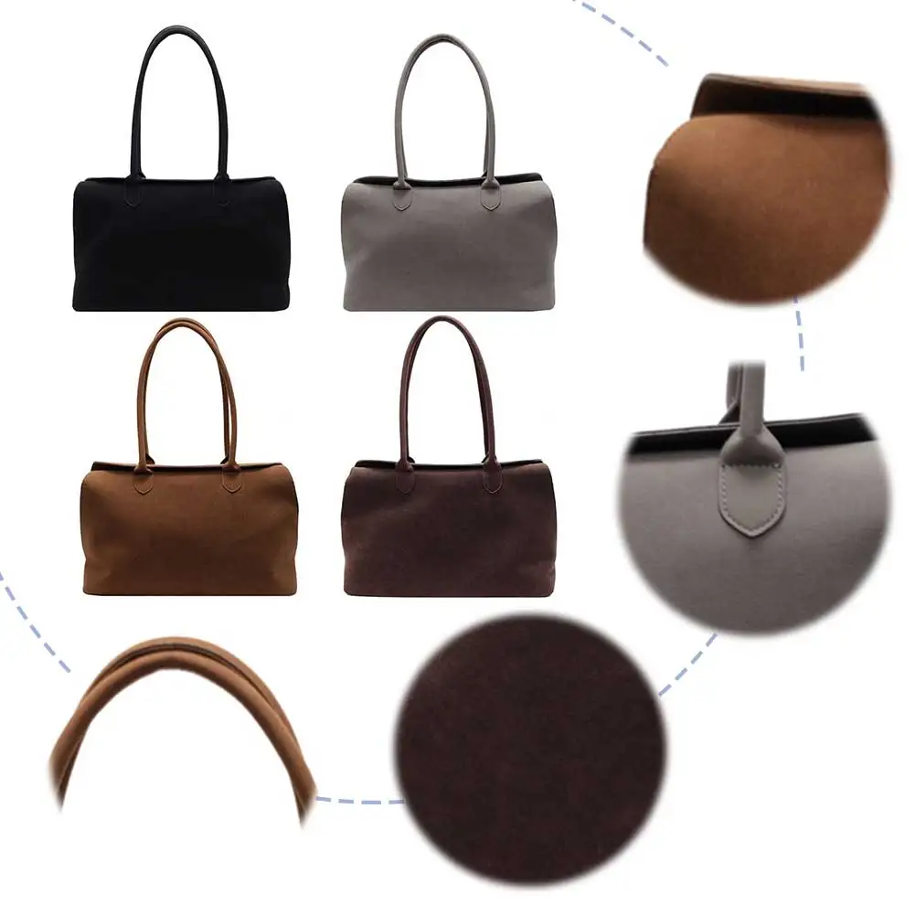 Shoulder Bag for Women Men with Inner Pocket Retro Handbag Suede Trendy Top Handle Bag Satchel Bag Work Travel Bag
Shoulder Bag for Women Men with Inner Pocket Retro Handbag Suede Trendy Top Handle Bag Satchel Bag Work Travel Bag