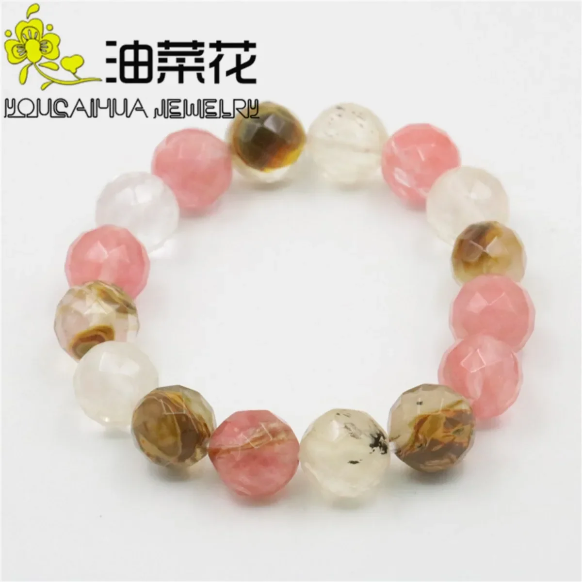 10 12mm Round Pink Watermelon Tourmaline Faceted Jade Beads Bracelet Natural Stone 7.5inch Grade Elastic Jewelry Making Design
10 12mm Round Pink Watermelon Tourmaline Faceted Jade Beads Bracelet Natural Stone 7.5inch Grade Elastic Jewelry Making Design